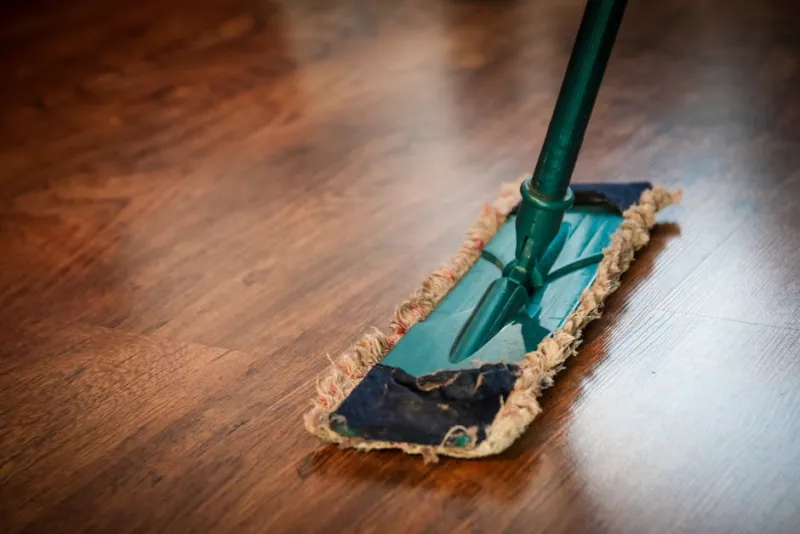 Hardwood — Damp Mop Only